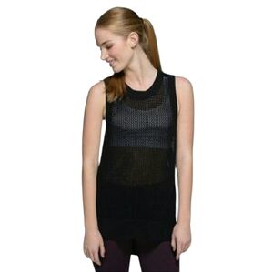 Lululemon Simply the Vest Knit Vest in Black Tank